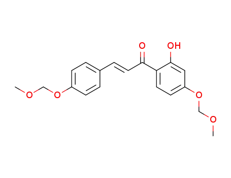 2-Propen-1-one,
1-[2-hydroxy-4-(methoxymethoxy)phenyl]-3-[4-(methoxymethoxy)phenyl]-
, (E)-