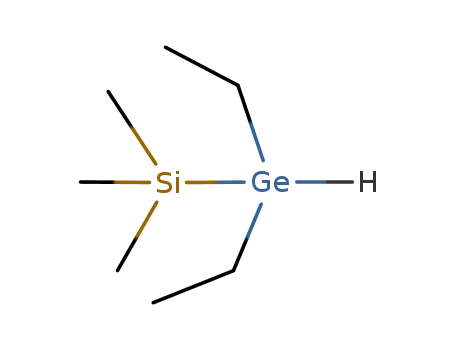 Molecular Structure of 100460-02-4 (trimethylsilyldiethylgermane)