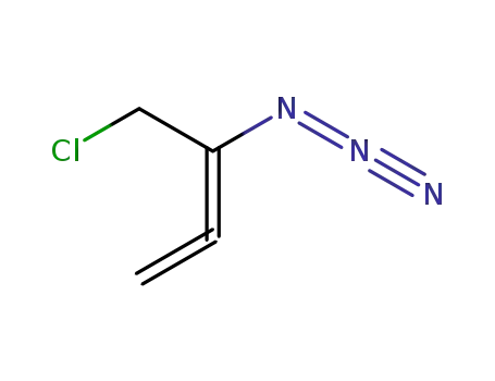 Molecular Structure of 123625-05-8 (3-Azido-4-chloro-buta-1,2-diene)