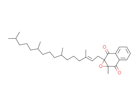 Molecular Structure of 25486-55-9 ((2,3-epoxyphytyl)menaquinone)