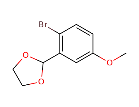 2- (2-broMo-5- 메 톡시 페닐) -1,3- 디옥 솔란