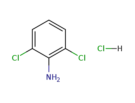 Molecular Structure of 33663-43-3 (Benzenamine, 2,6-dichloro-, hydrochloride)