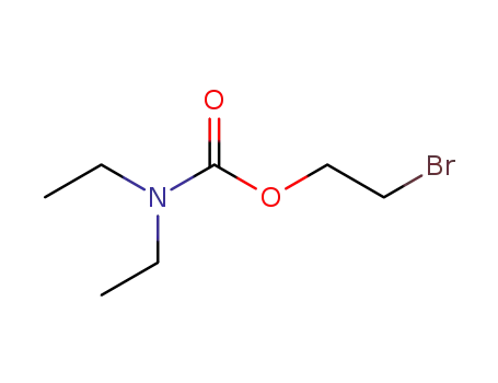 Molecular Structure of 72978-28-0 (Diethyl-carbamic acid 2-bromo-ethyl ester)