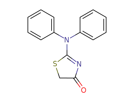 Molecular Structure of 24147-49-7 (2-(diphenylamino)thiazol-4(5H)-one)