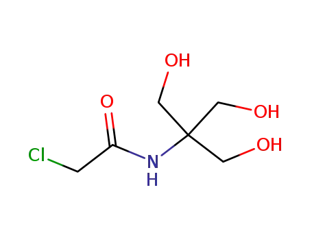 Molecular Structure of 1709-09-7 (tris(hydroxymethyl)chloroacetamidomethane)