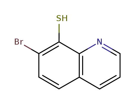 Molecular Structure of 20738-25-4 (7-bromoquinoline-8-thiol)