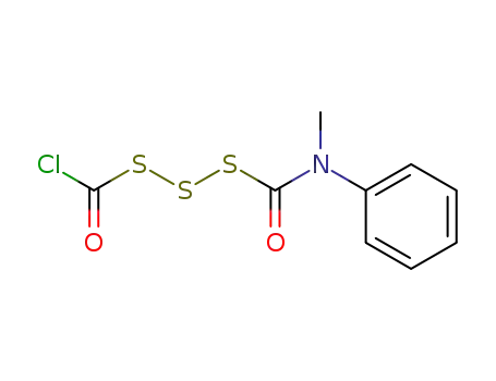 (chlorocarbonyl)(methylphenylcarbamoyl)trisulfane