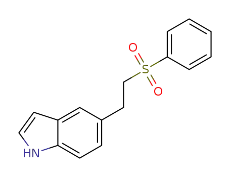 Molecular Structure of 1225327-16-1 (5-(2-(phenylsulfonyl)ethyl)-1H-indole)