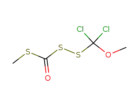 ((Methylthio)carbonyl)(methoxydichloromethyl)disulfane
