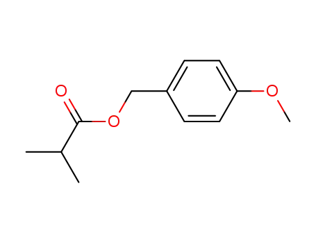Molecular Structure of 71172-26-4 ((4-methoxyphenyl)methyl isobutyrate)