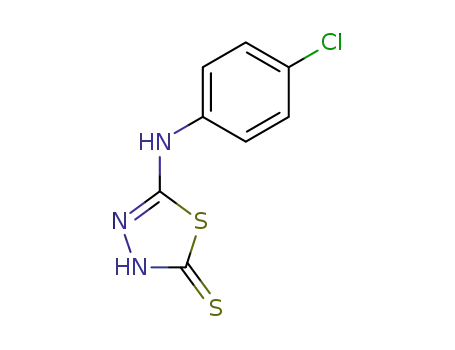 Molecular Structure of 14731-29-4 (5-[(4-chlorophenyl)amino]-1,3,4-thiadiazole-2-thiol)