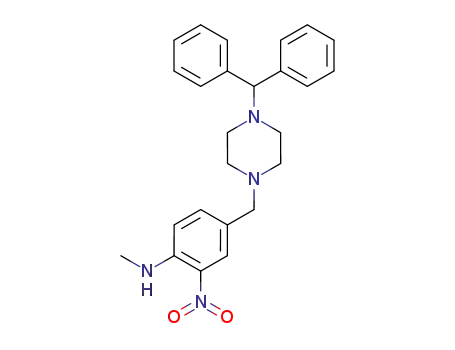 4-[[4-(디페닐메틸)피페라진-1-일]메틸]-N-메틸-2-니트로아닐린