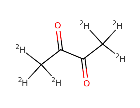Molecular Structure of 22026-37-5 (2,3-BUTANEDIONE-D6)