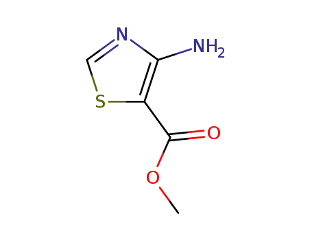 Molecular Structure of 278183-10-1 (5-Thiazolecarboxylic acid, 4-amino-, methyl ester)
