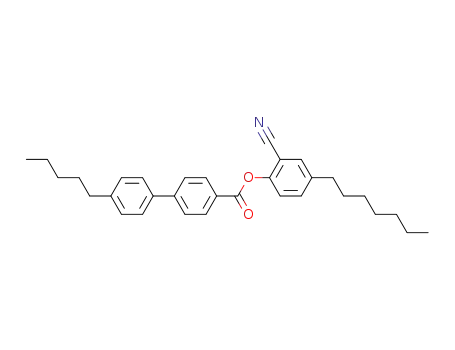 [1,1'-Biphenyl]-4-carboxylic acid, 4'-pentyl-, 2-cyano-4-heptylphenyl ester