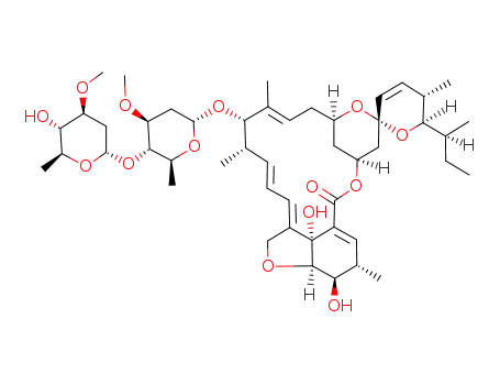 Molecular Structure of 110415-68-4 (Δ<sup>2</sup>-4(R)-avermectin B<sub>1a</sub>)