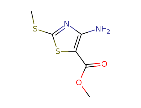 4-AMINO-2-METHYLTHIO-THIAZOLE-5-CARBOXYLIC ACID METHYL ESTERCAS