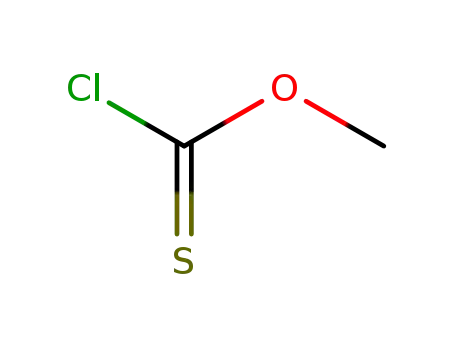 Molecular Structure of 2812-72-8 (methylsulfanylformyl chloride)