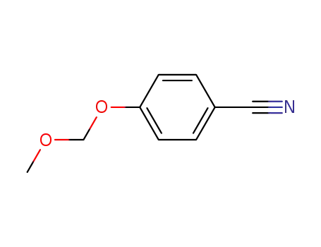 Molecular Structure of 161196-99-2 (4-(Methoxymethoxy)-1-benzonitrile)