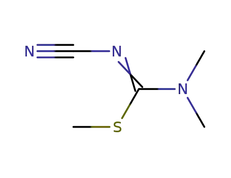 Molecular Structure of 51108-31-7 (Isothiourea, N-cyano-N,N,S-trimethyl-)