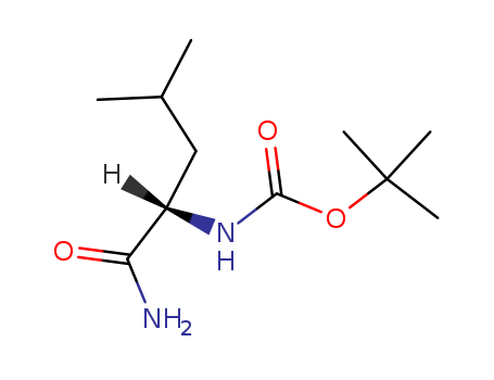 Carbamic acid, [(1S)-1-(aminocarbonyl)-3-methylbutyl]-, 1,1-dimethylethyl ester