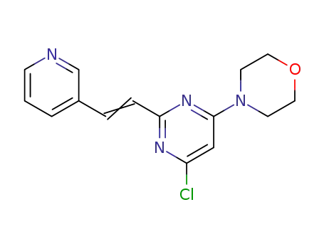 4-[6-chloro-2-(2-pyridin-3-yl-vinyl)-pyrimidin-4-yl]-morpholine
