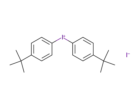 Molecular Structure of 111329-06-7 (Iodonium, bis[4-(1,1-dimethylethyl)phenyl]-, iodide)
