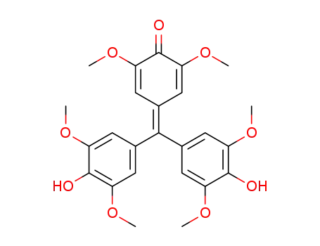 4-(4,4'-dihydroxy-3,5,3',5'-tetramethoxy-benzhydrylidene)-2,6-dimethoxy-cyclohexa-2,5-dienone