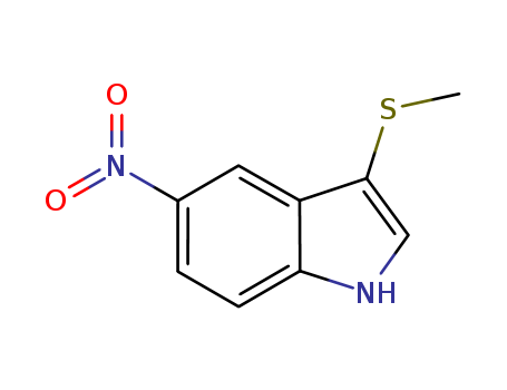 3-methylthio-5-nitroindole