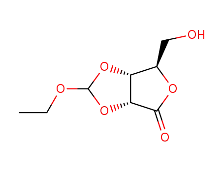 Molecular Structure of 78508-93-7 (2,3-O-(ethoxymethylene)-D-ribonic acid γ-lactone)