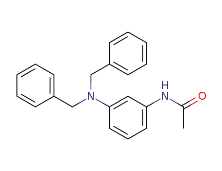 Molecular Structure of 29103-60-4 (N-[3-[bis(phenylmethyl)amino]phenyl]acetamide)