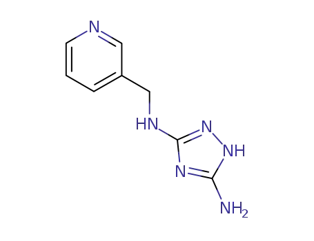 Molecular Structure of 106580-72-7 (5-amino-3-(pyridin-3-ylmethylamino)-1H-1,2,4-triazole)