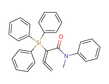 N-Methyl-2-(triphenylsilyl)-2,3-butadienanilid