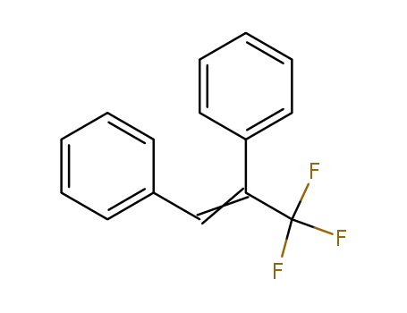 Molecular Structure of 77542-08-6 (1,2-diphenyl-3,3,3-trifluoroprop-1-ene)