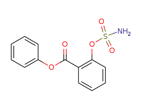 Molecular Structure of 115438-05-6 (2-Sulfamoyloxy-benzoic acid phenyl ester)