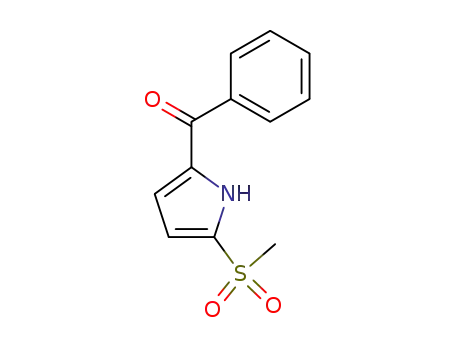 Molecular Structure of 80965-03-3 (2-(methylsulfonyl)-5-benzoylpyrrole)
