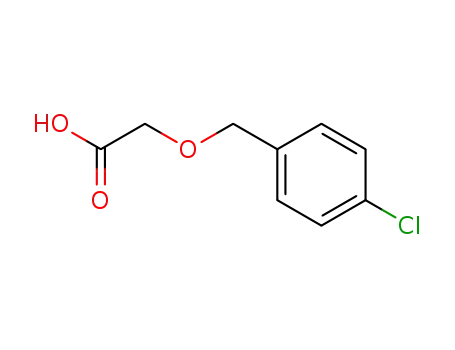Molecular Structure of 35513-00-9 ([(4-chlorobenzyl)oxy]acetic acid)
