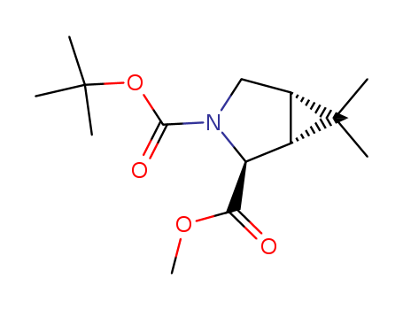 3-(tert-butyl) 2-methyl (1R,2S,5S)-6,6-dimethyl-3-azabicyclo[3.1.0]hexane-2,3-dicarboxylate