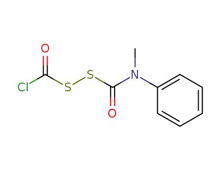 ((N-methyl-N-phenylcarbamoyl)dithio)carbonyl chloride