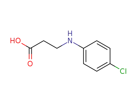 Molecular Structure of 21617-19-6 (3-[(4-chlorophenyl)amino]propanoic acid)