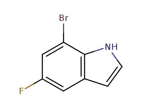 Molecular Structure of 408355-23-7 (7-BROMO-5-FLUOROINDOLE)