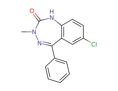 7-chloro-3-methyl-5-phenyl-3,4-dihydro-2H-1,3,4-benzotriazepin-2-one