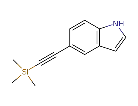 Molecular Structure of 884010-34-8 (5-((trifluoromethyl)ethynyl)-1H-indole)