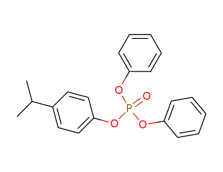 Molecular Structure of 55864-04-5 (Phosphoric acid, 4-(1-methylethyl)phenyl diphenyl ester)