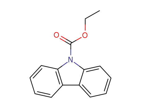 Molecular Structure of 24650-61-1 (9H-Carbazole-9-carboxylic acid, ethyl ester)