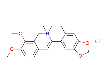 Molecular Structure of 26668-90-6 (N-methyldihydroberberine chloride)