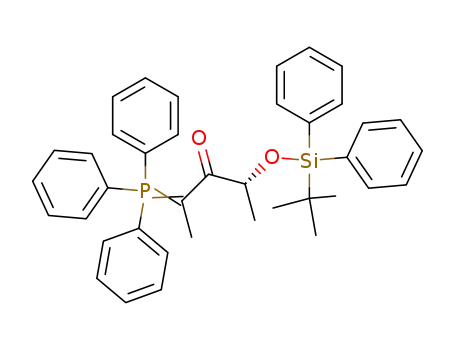 3-Pentanone,
2-[[(1,1-dimethylethyl)diphenylsilyl]oxy]-4-(triphenylphosphoranylidene)-,
(R)-