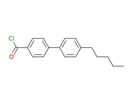 p-Pentylbiphenyl-p'-carbonyl chloride