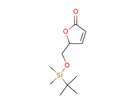 Molecular Structure of 116561-10-5 (5-({[tert-butyl(dimethyl)silyl]oxy}methyl)-5H-furan-2-one)