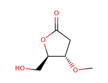 Molecular Structure of 82540-80-5 (2-deoxy-3-O-methyl-D-erythro-pentono-1,4-lactone)